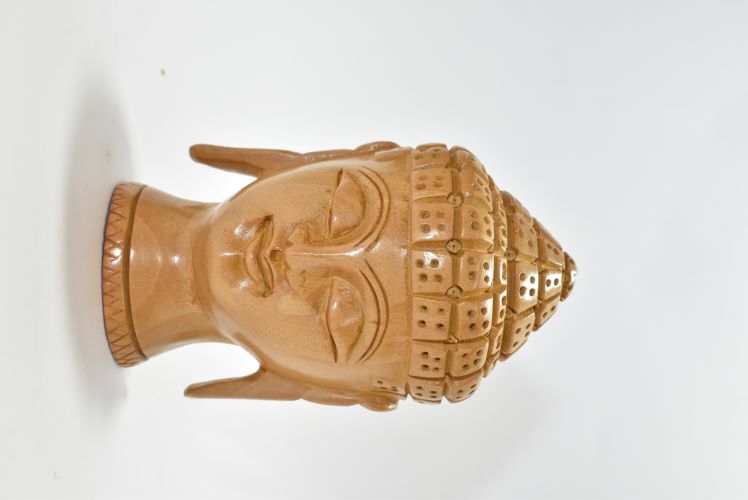 Wooden Budha Carved 3 Inch 1