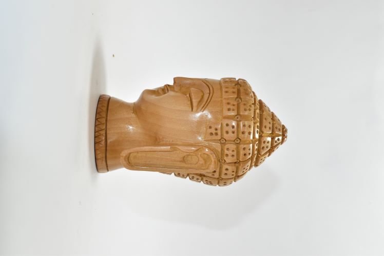 Wooden Budha Carved 3 Inch 3