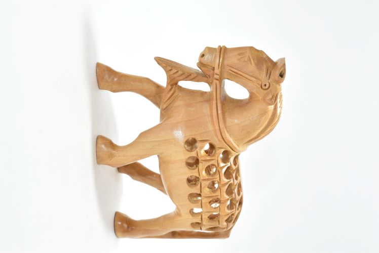 Wooden Horse Carved Jali 2-5 Inch 2