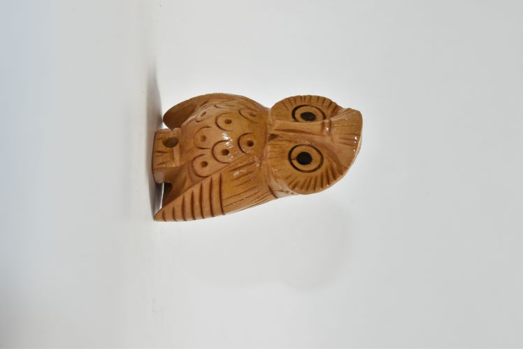Wooden Owl Carved 1-5 Inch Wsb002 1