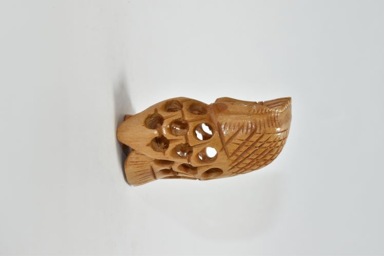 Wooden Owl Carved Jali 1-5 Inch Wsb010 1